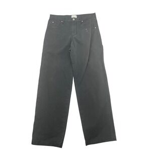 Marant Carpenter Pants 34 Black Good Canvas Wide Leg Workwear